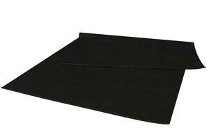 Maestro vuurvaste mat gecoat fiberglas zwart ? L 120 x B 60 cm - afbeelding 1