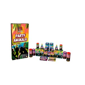 Vuurwerkpakket Party Animals - 26-delig | Cat. 1