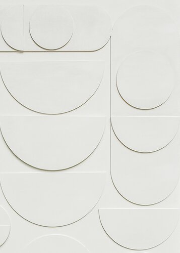 Wanddecoratie Shapes White - B 80 x H 120 cm - afbeelding 2