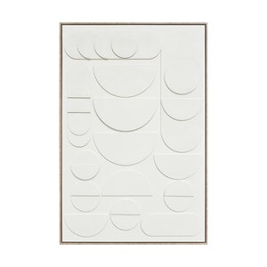 Wanddecoratie Shapes White - B 80 x H 120 cm - afbeelding 1