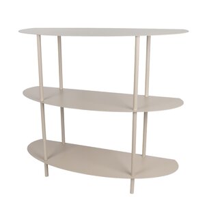 Wandrek Metaal 3-Laags B 90 x D 31 x H 81 cm Wolwit