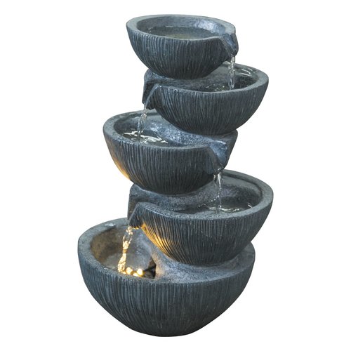 Waterornament kommen - 23 x 20 x 35 cm - afbeelding 1