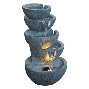 Waterornament kommen - 23 x 20 x 35 cm - afbeelding 3