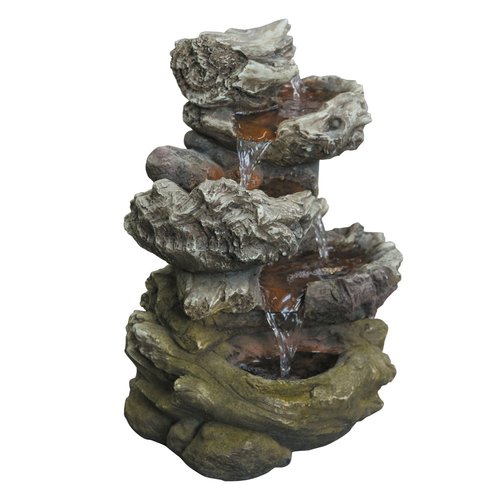 Waterornament rots - 25 x 18 x 37 cm - afbeelding 3