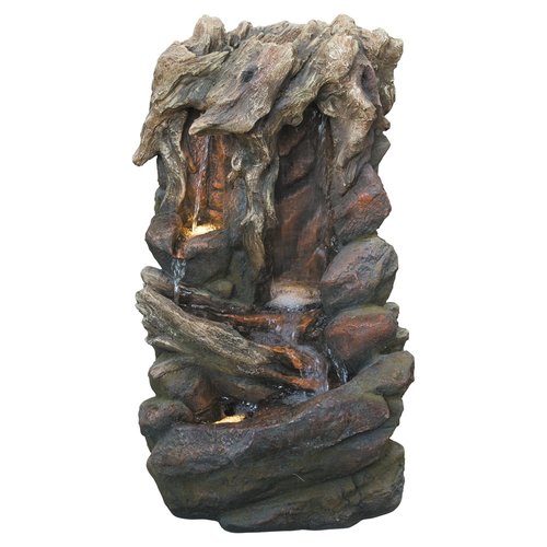 Waterornament rots - 47 x 37 x 82 cm - afbeelding 2