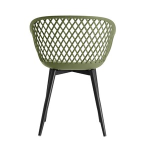 Webbing kunststof tuinstoel olijfgroen - afbeelding 4