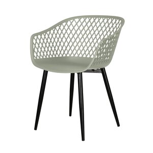 Webbing kunststof tuinstoel sage groen