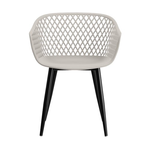 Webbing kunststof tuinstoel warm grey - afbeelding 2