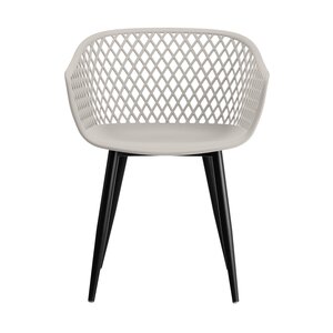 Webbing kunststof tuinstoel warm grey - afbeelding 2