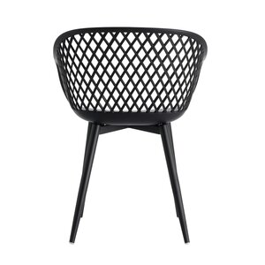 Webbing kunststof tuinstoel zwart - afbeelding 4