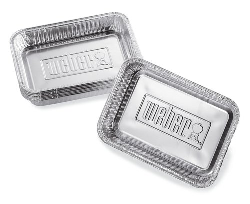 Weber® Aluminium lekbakjes - 10 stuks - afbeelding 2