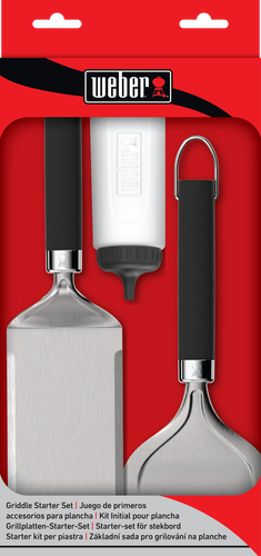 Weber bakplaat-starterset 3st (spatel, schraper, knijpfles) - afbeelding 2