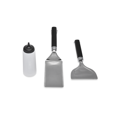 Weber bakplaat-starterset 3st (spatel, schraper, knijpfles) - afbeelding 1