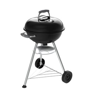 Weber Compact Kettle Houtskoolbarbecue - D47cm Zwart - afbeelding 1