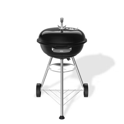 Weber Compact Kettle Houtskoolbarbecue - D47cm Zwart - afbeelding 2