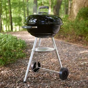 Weber Compact Kettle Houtskoolbarbecue - D47cm Zwart - afbeelding 3