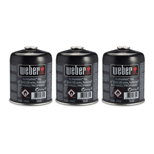 Weber® Driepak gasbusjes