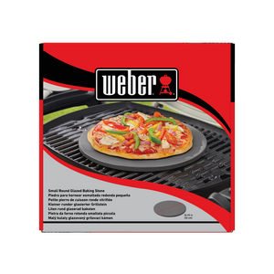 Weber geglazuurde pizzasteen d26cm klein - afbeelding 1