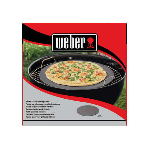 Weber geglazuurde pizzasteen d36cm - afbeelding 1