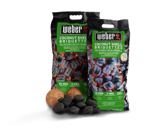 Weber kokosnoot briketten 4kg - afbeelding 2