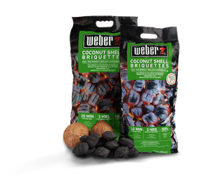 Weber kokosnoot briketten 4kg - afbeelding 2