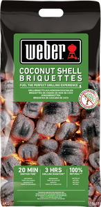 Weber kokosnoot briketten 4kg - afbeelding 1