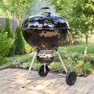 Weber Master-Touch E-6755 Houtskoolbarbecue - D67cm Zwart - afbeelding 2