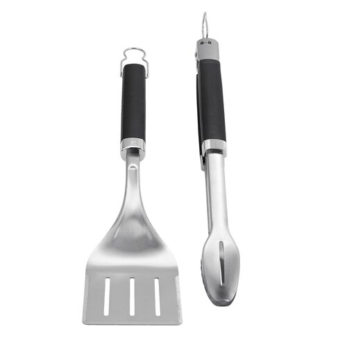 Weber precision set tang en spatel