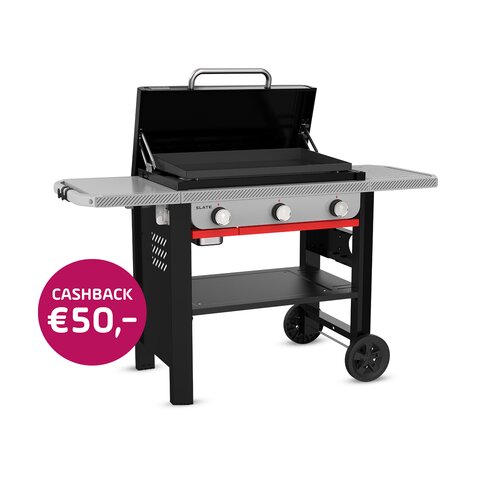 Weber Slate GPD Premium Plancha - 71cm Zwart - afbeelding 2