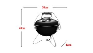 Weber Smokey Joe Premium Houtskoolbarbecue Ø 37 cm zwart - afbeelding 5
