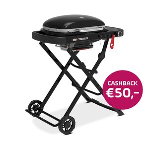Weber Traveler compact gasbarbecue zwart