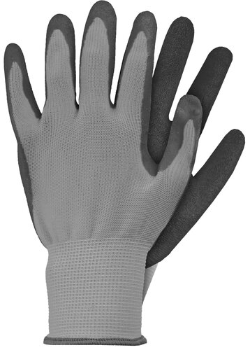 Werkhandschoenen Latex Grijs  M
