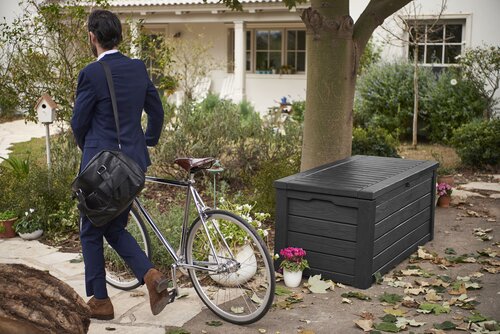 Westwood Box 155 x 72,4 x 64,4 cm 570L antraciet - afbeelding 6