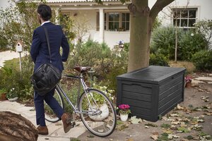 Westwood Box 155 x 72,4 x 64,4 cm 570L antraciet - afbeelding 6