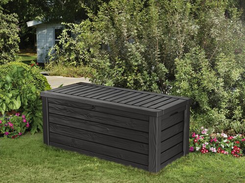 Westwood Box 155 x 72,4 x 64,4 cm 570L antraciet - afbeelding 2