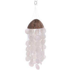 Windgong kokosnoot met schelpen