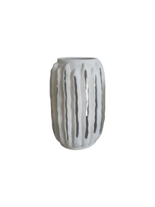 Windlicht D 20 x H 32 cm creme