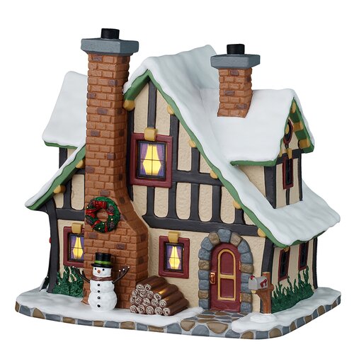 WINTER HOLIDAY LODGE, INCL. ADAPTOR 44338, 100 mA (WHITE)