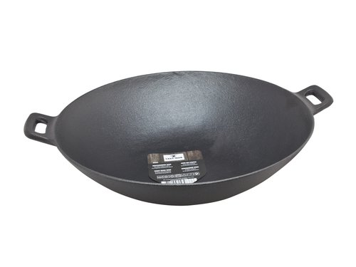 Wok gietijzer 36x11cm 6,5L