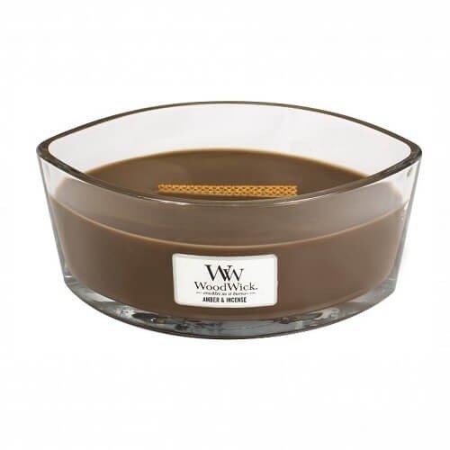 WoodWick Amber & Incense Ellipse Candle