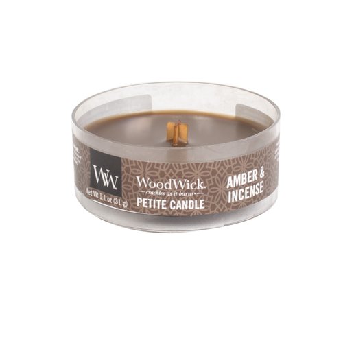 WoodWick Amber & Incense Petite Candle