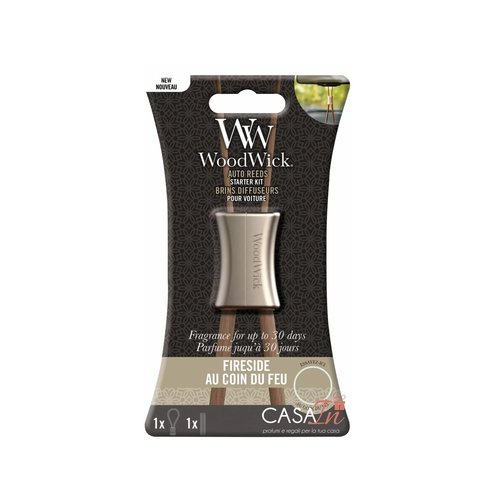 WoodWick Auto Reed Starter Kit Fireside
