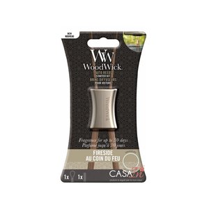 WoodWick Auto Reed Starter Kit Fireside