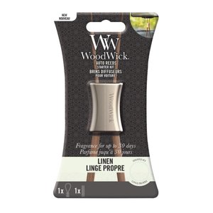 WoodWick Auto Reed Starter Kit Linen
