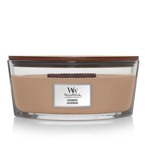 WoodWick Cashmere Ellipse Candle