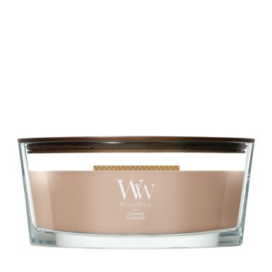 WoodWick Cashmere - Elliptische Geurkaars