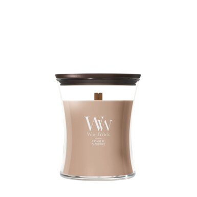 WoodWick Cashmere - Medium Geurkaars