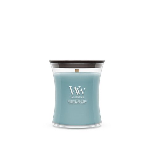 WoodWick Cedarwood & Ocean Moss Medium Candle
