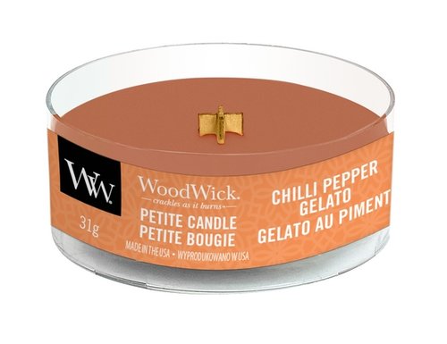 WoodWick Chili Pepper Gelato Petite Candle