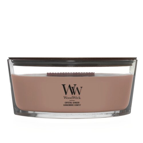 WoodWick Crystal Ginger Ellipse Candle - afbeelding 1